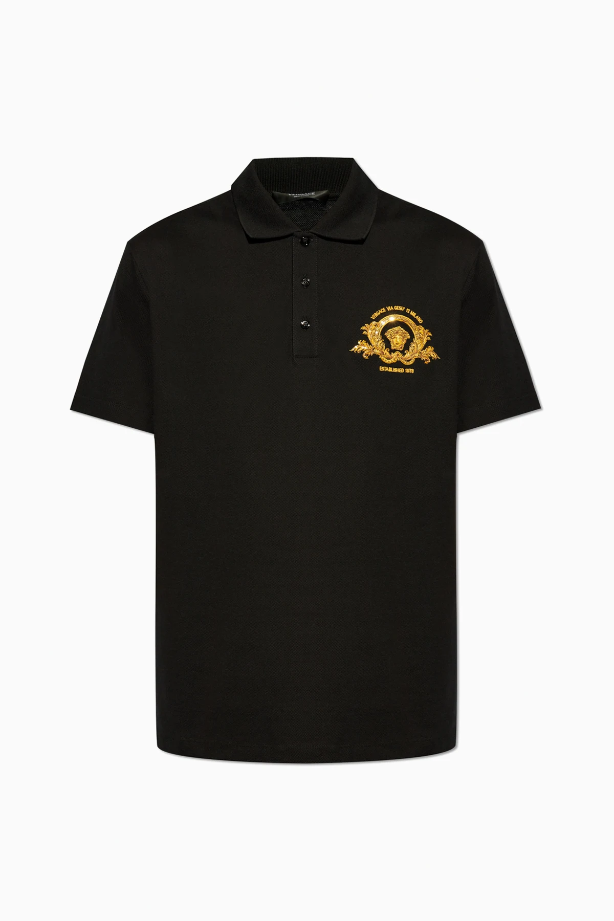 BLACK Polo with logo