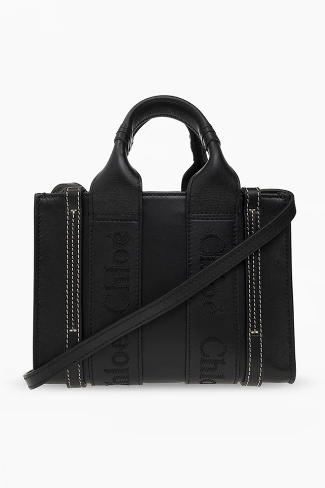 ‘Woody Mini’ shoulder bag