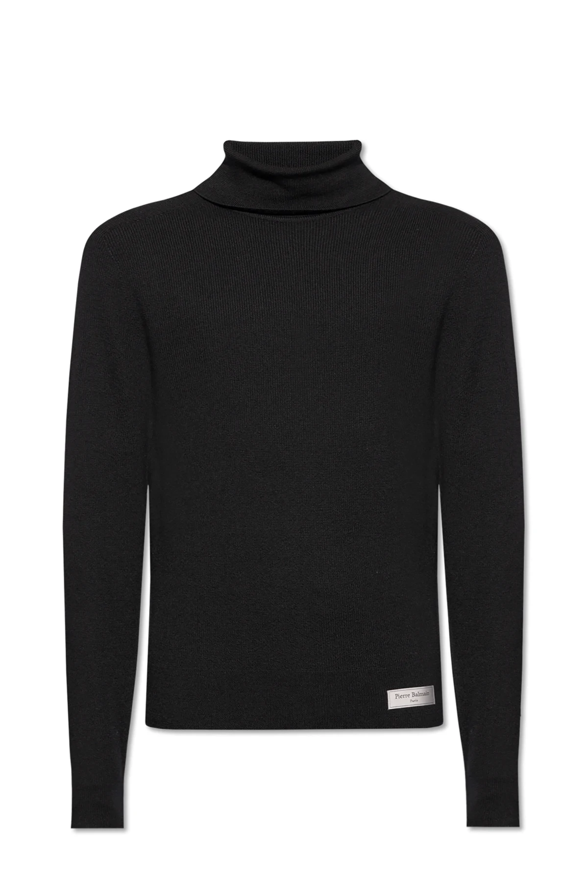 BLACK Woolen turtleneck