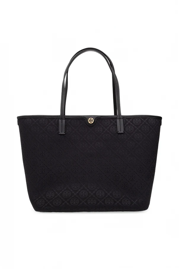 CZARNY Torba na ramię ‘T Monogram Zip’