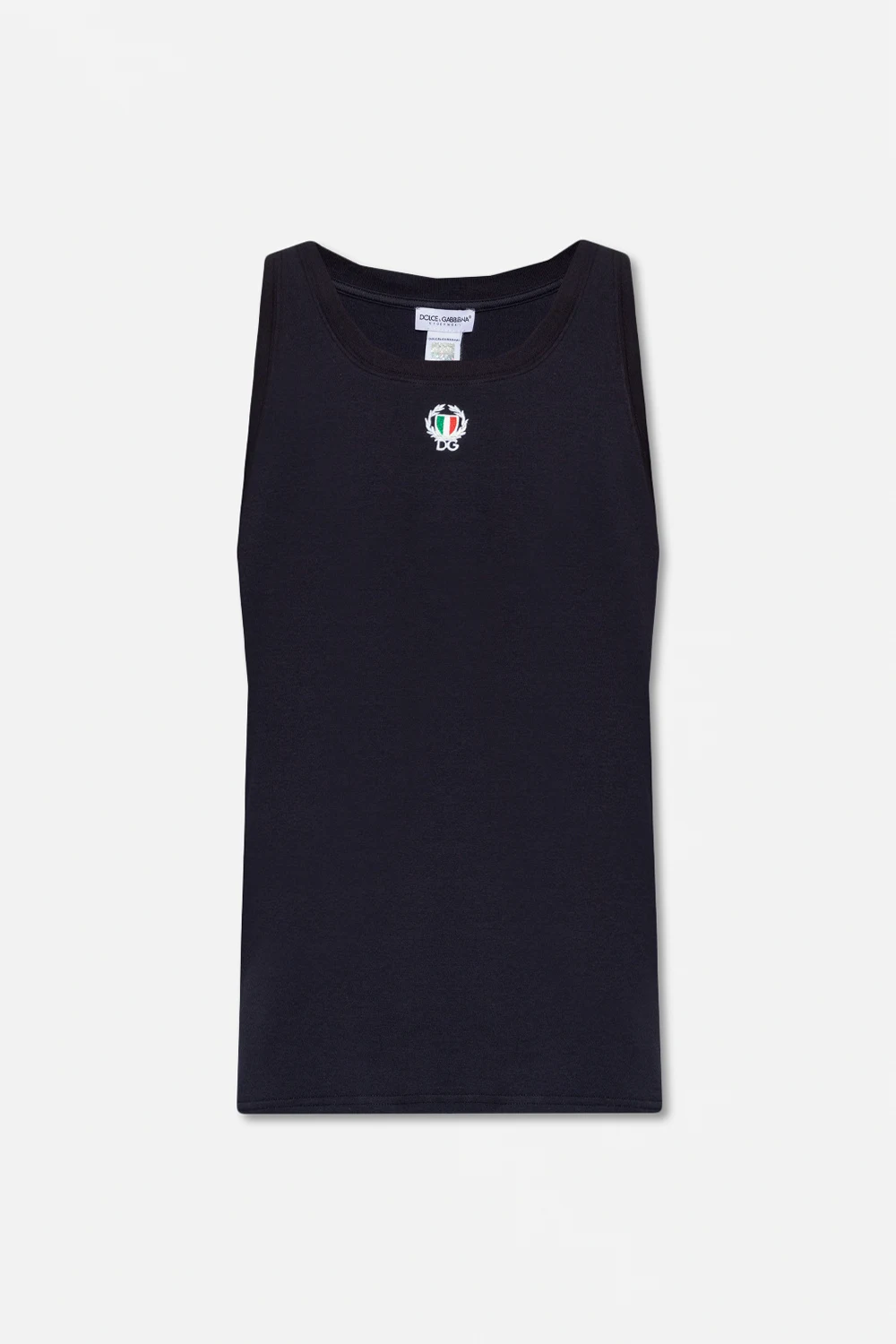 NAVY BLUE Sleeveless T-shirt