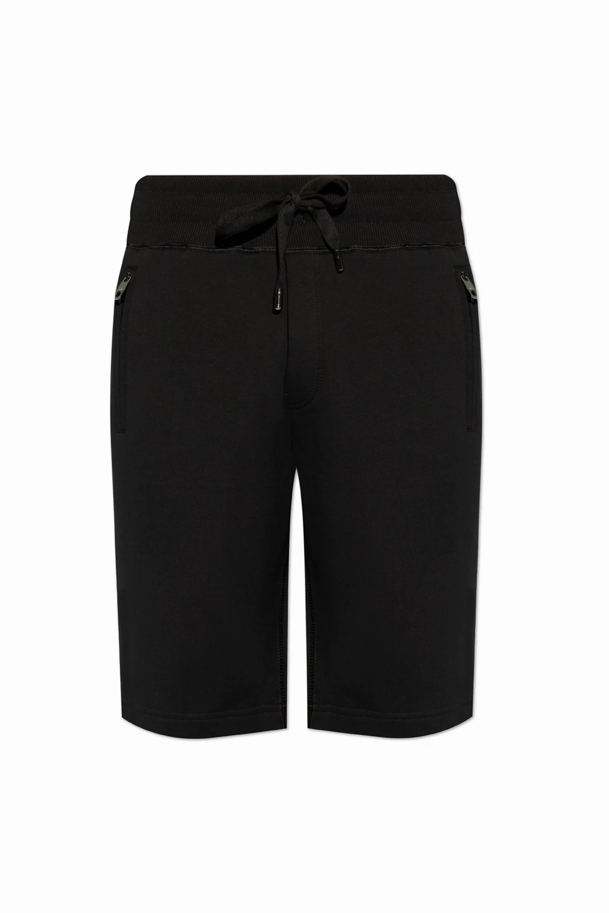 BLACK Shorts with tactile logo
