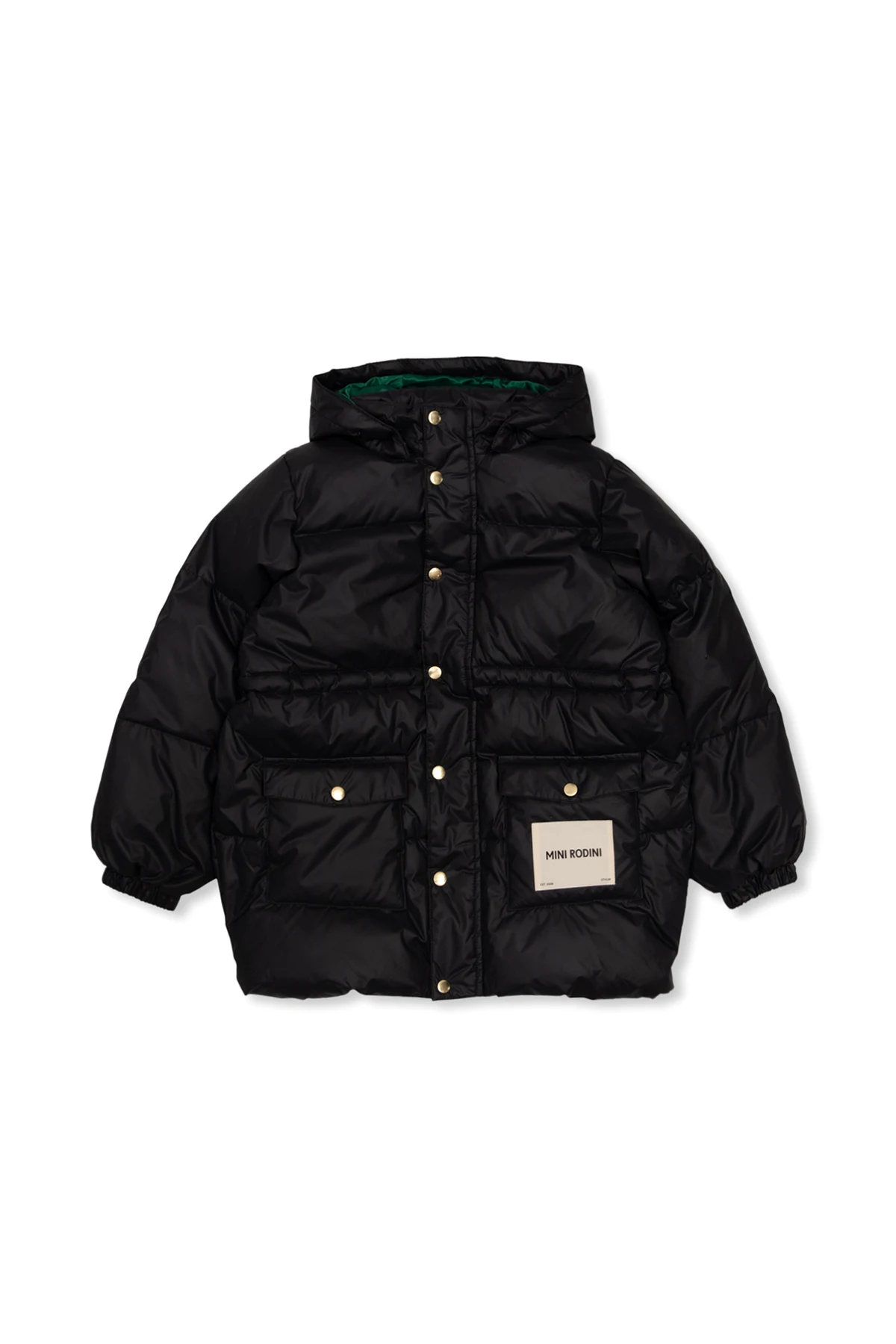 Pikowana kurtka z logo