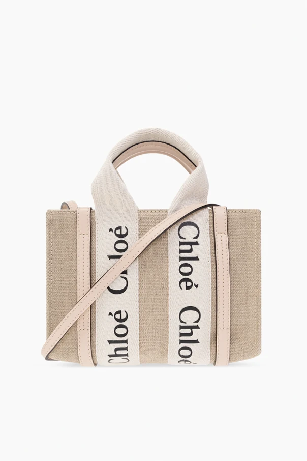 BEIGE ‘Woody Mini’ shopper bag
