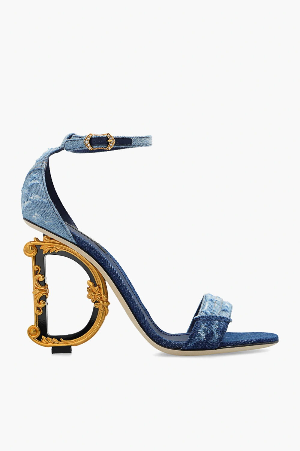 BLUE Heeled sandals