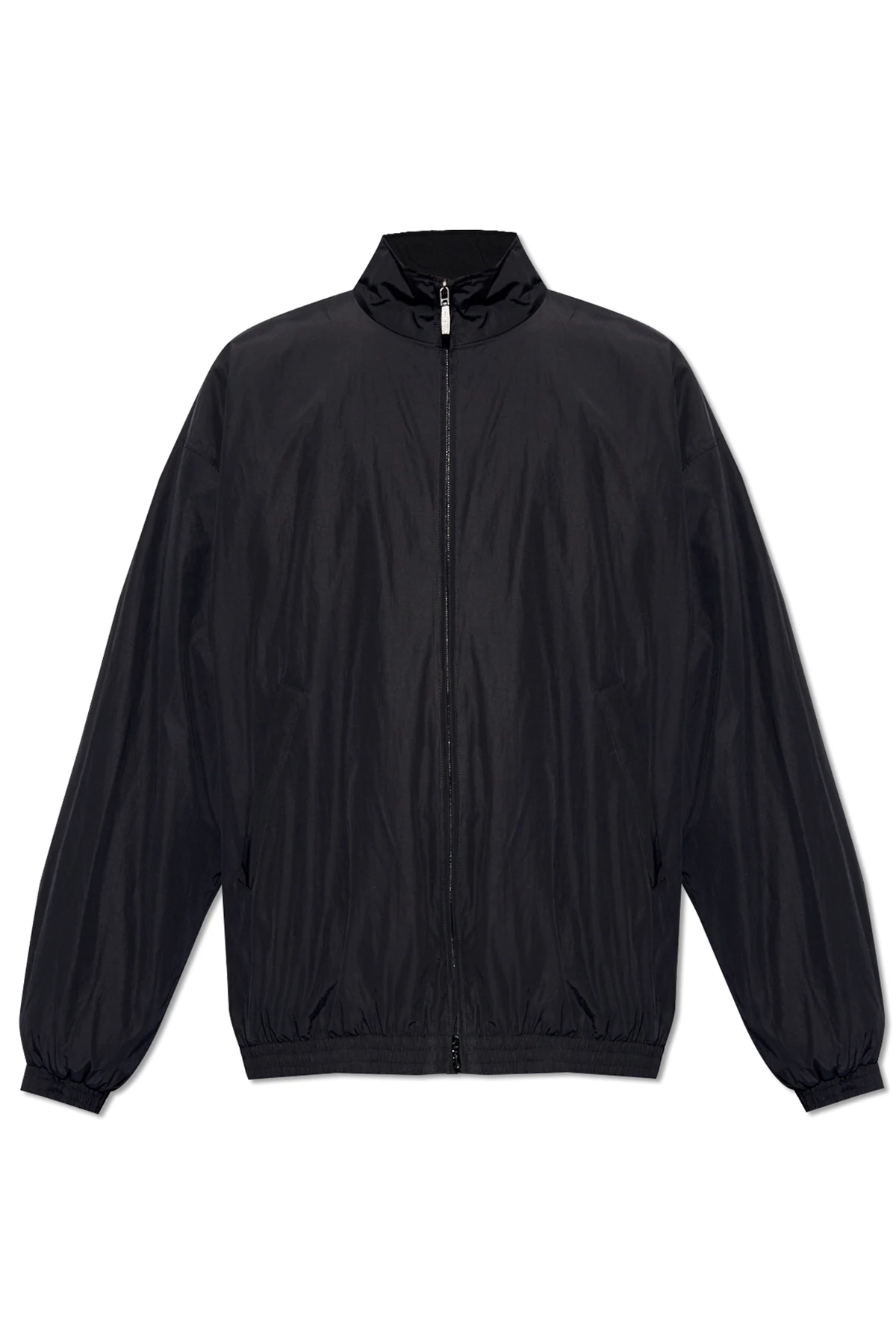 BLACK Insulated track jacket