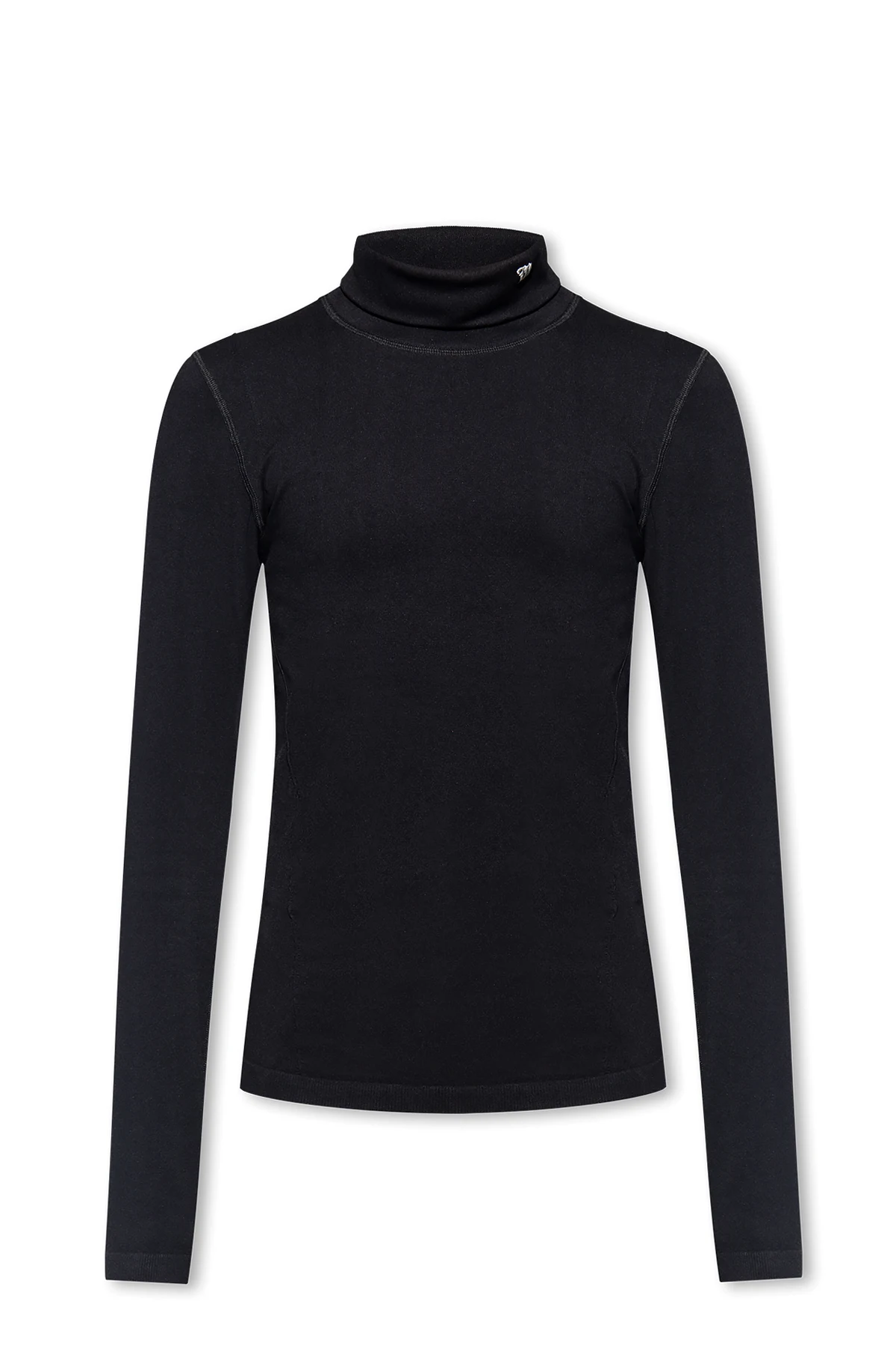 Turtleneck top with logo