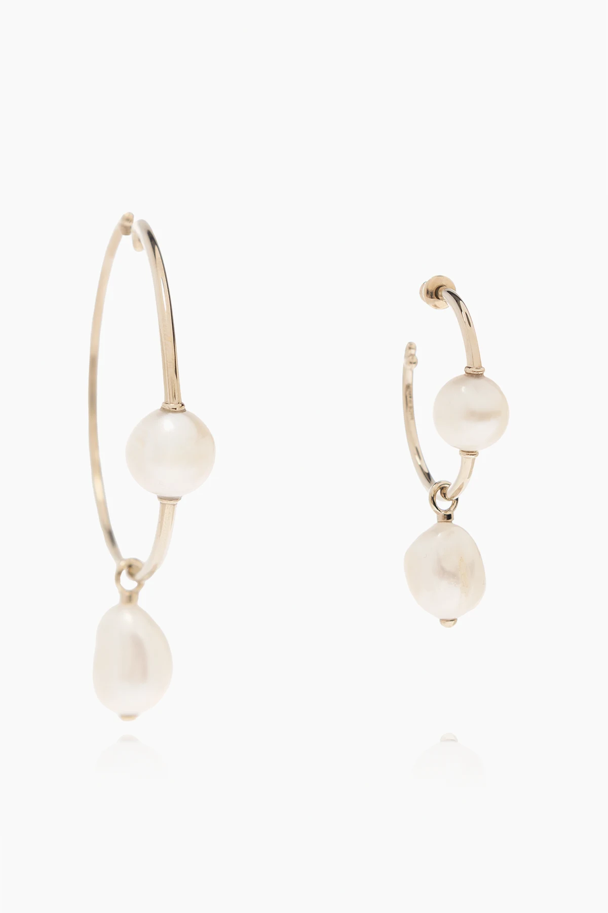 Hoop earrings of different sizes