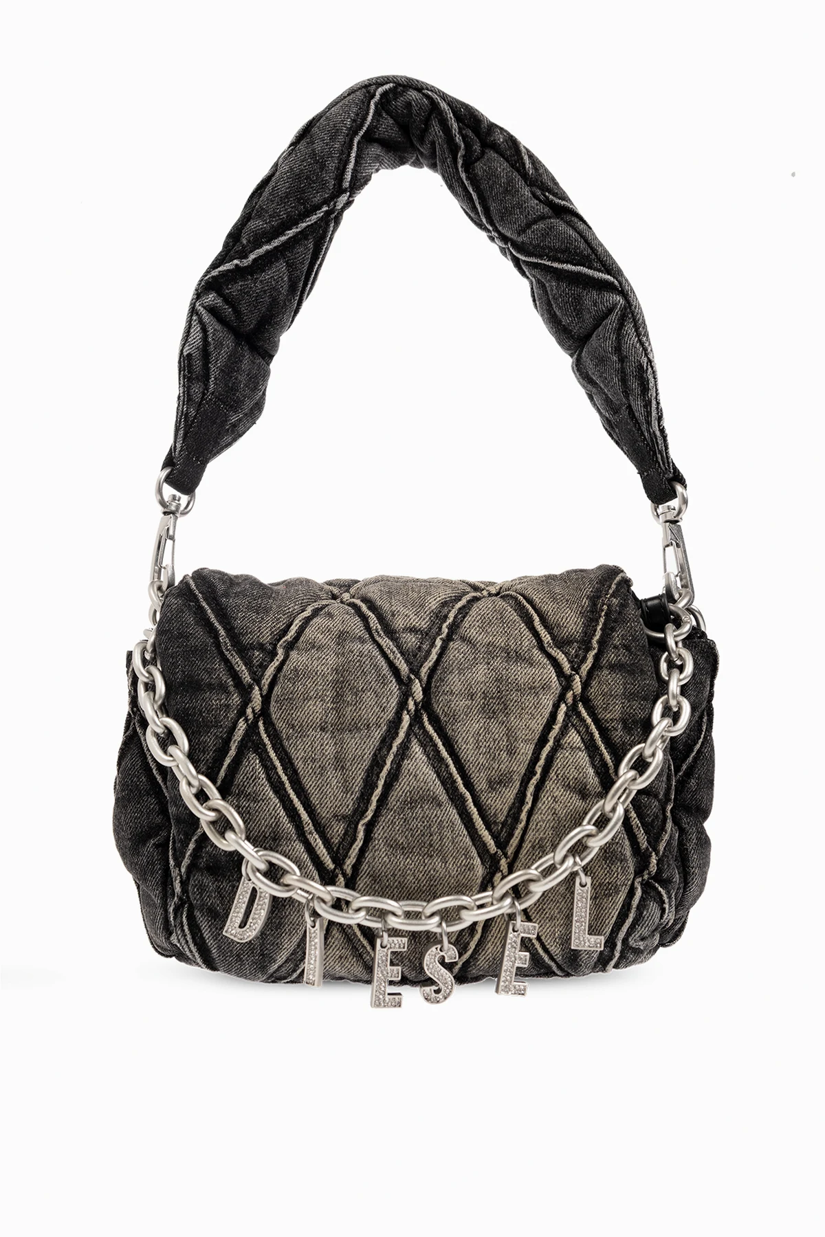 GREY ‘Charm-D’ denim shoulder bag