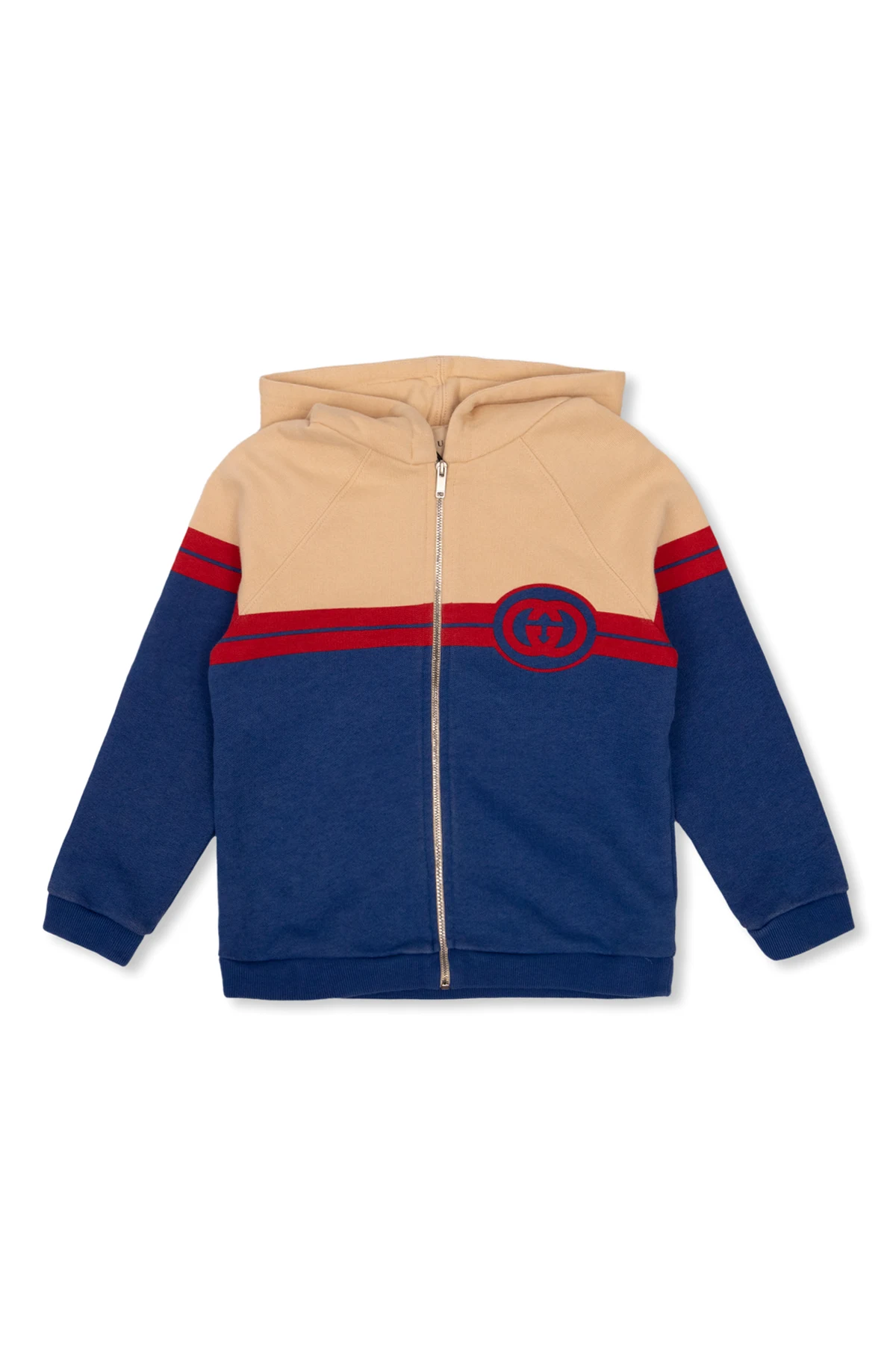 BLUE Hoodie with logo