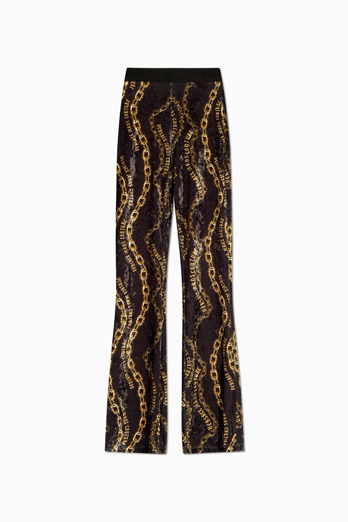 BLACK Versace Jeans Couture Pants with Pattern