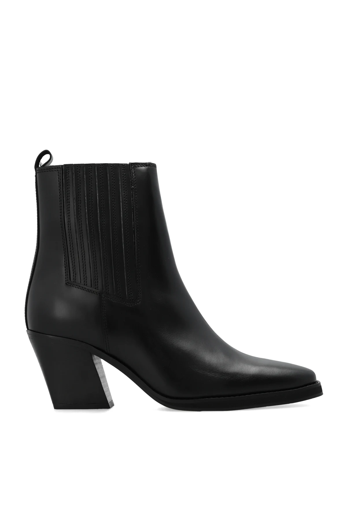 BLACK ‘Sophia’ leather boots