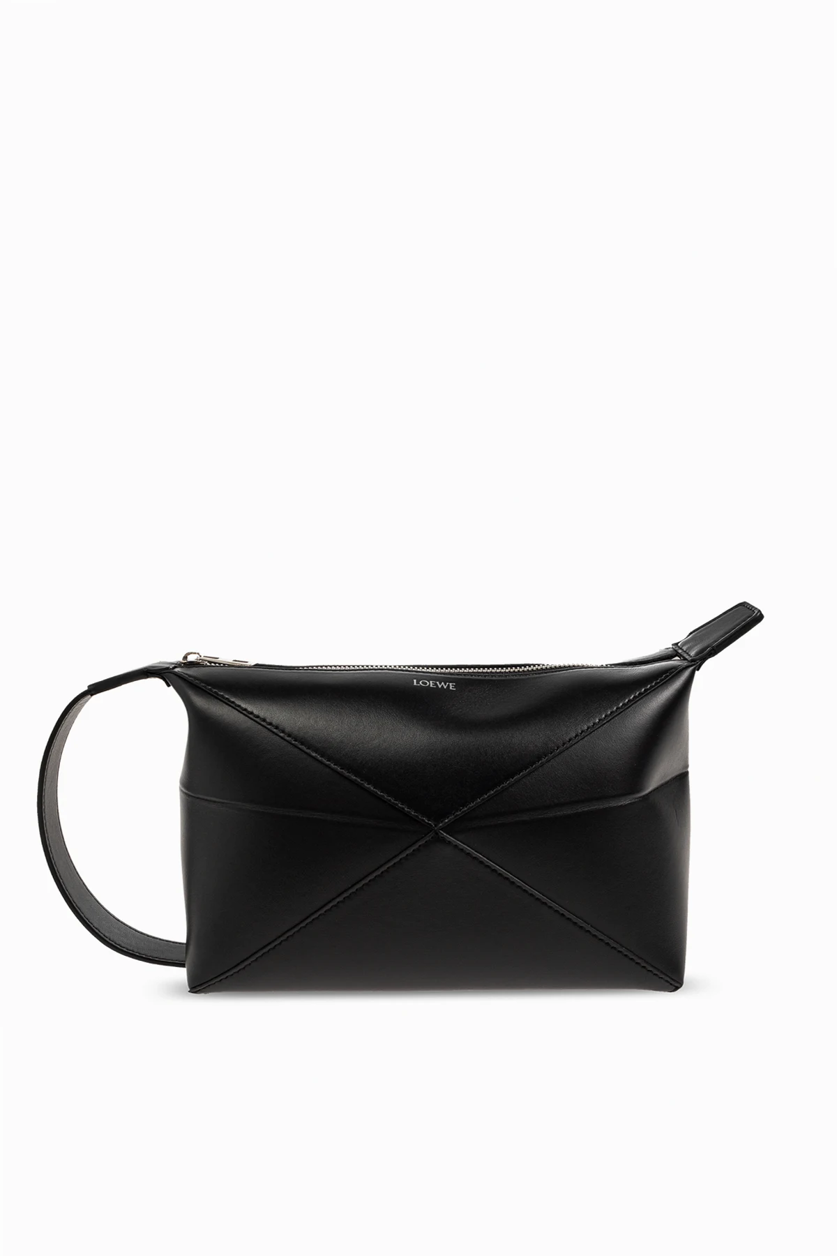BLACK ‘Puzzle Fold’ Handbag
