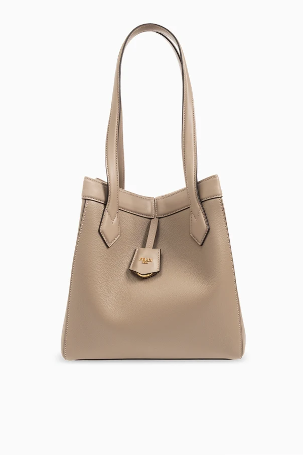 beige ‘Origami Medium’ shoulder bag