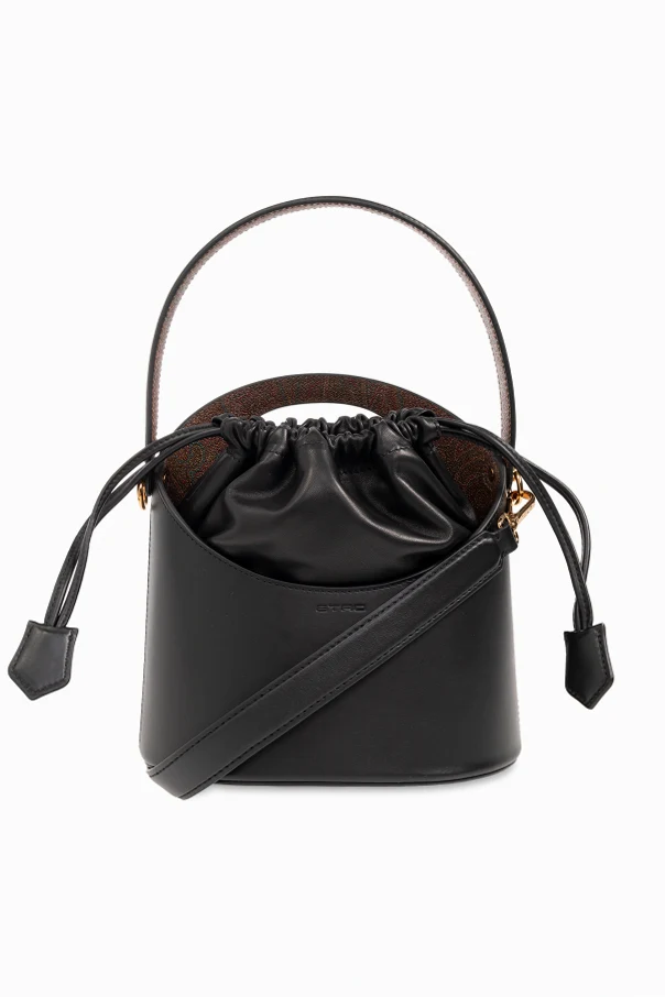 BLACK ‘Secchiello’ shoulder bag