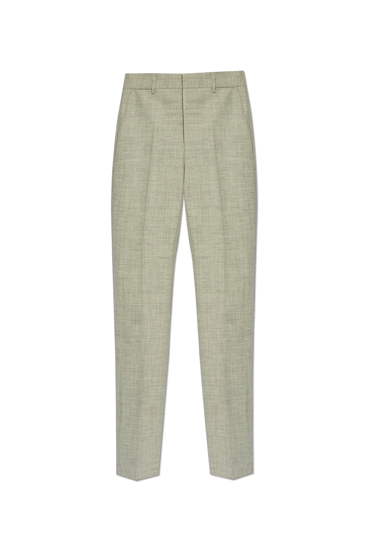 GREY Wool trousers with crease