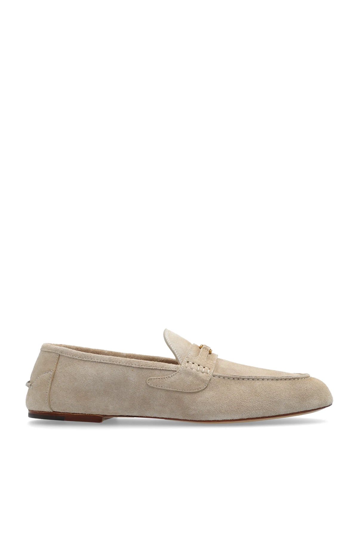 beżowy Zamszowe buty typu ‘loafers’