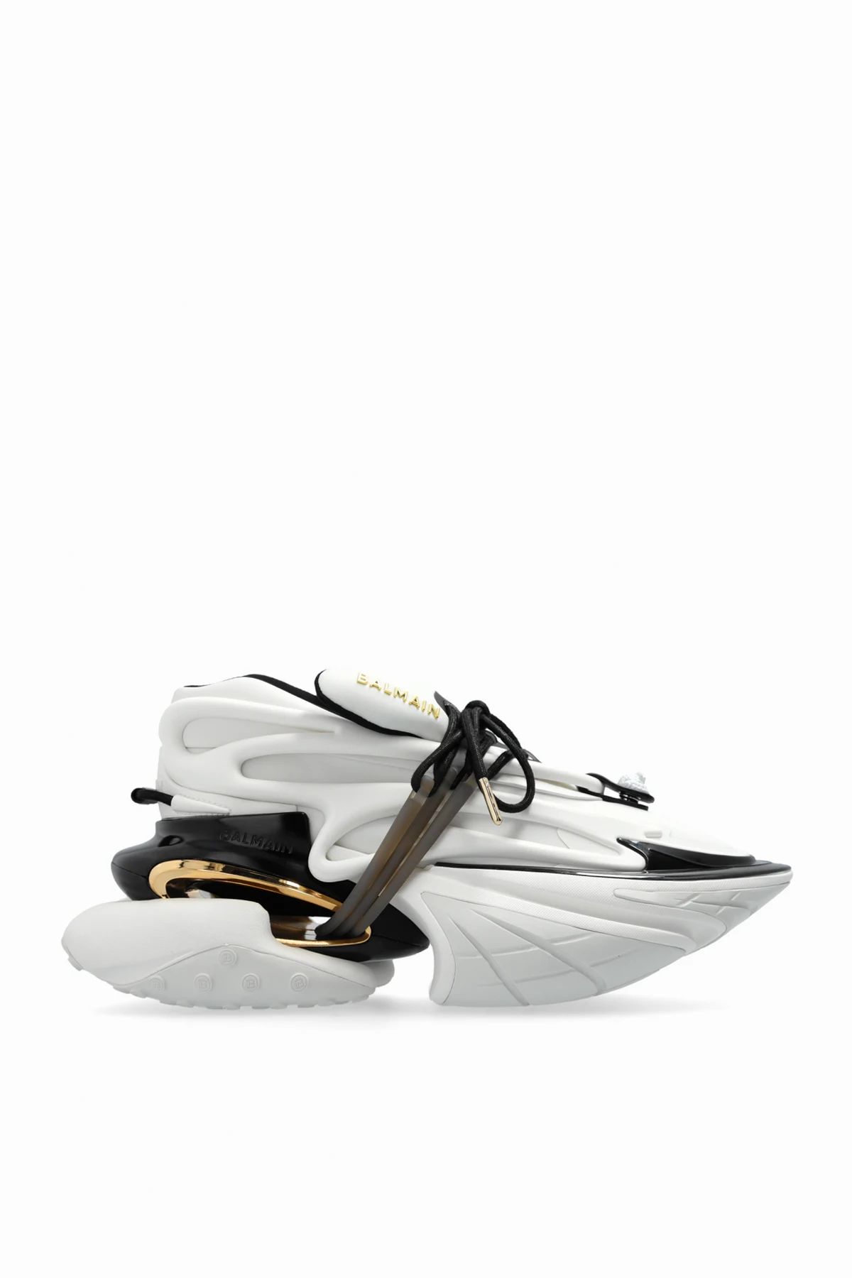 WHITE Balmain sports shoes