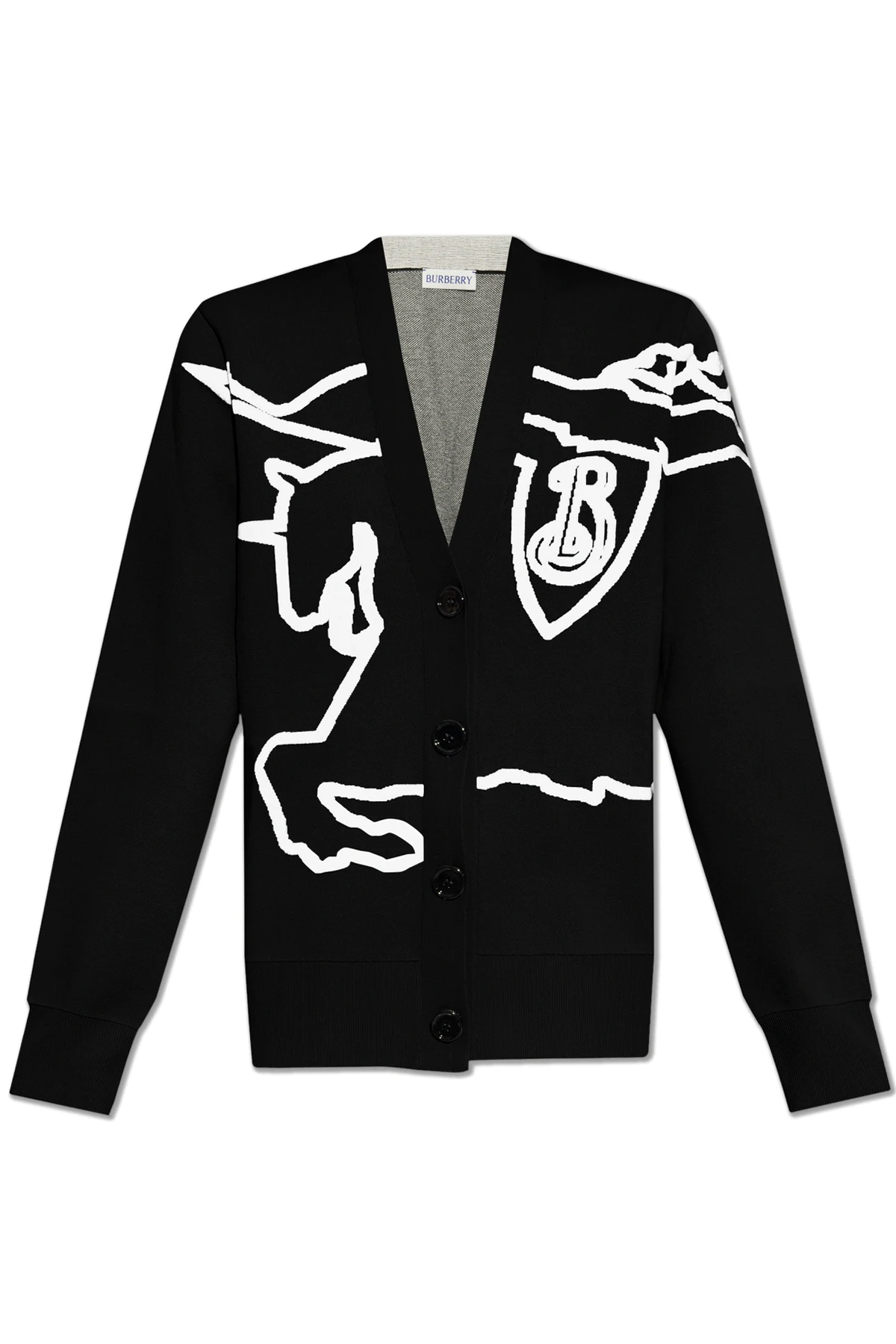 Cardigan mit Logo