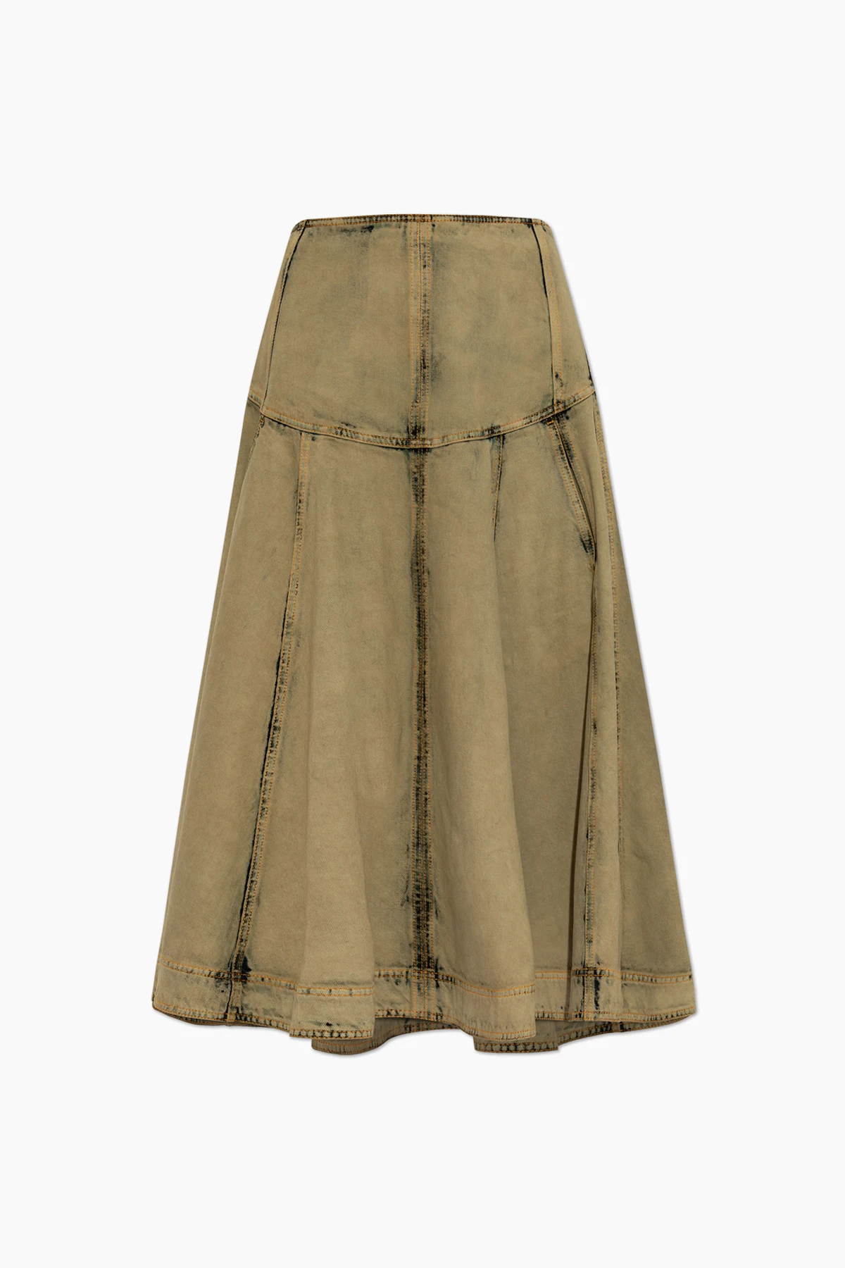 Jeansrock mit `vintage` Effekt