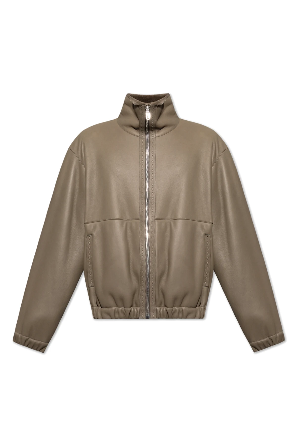 Schaffellmantel mit Taschen