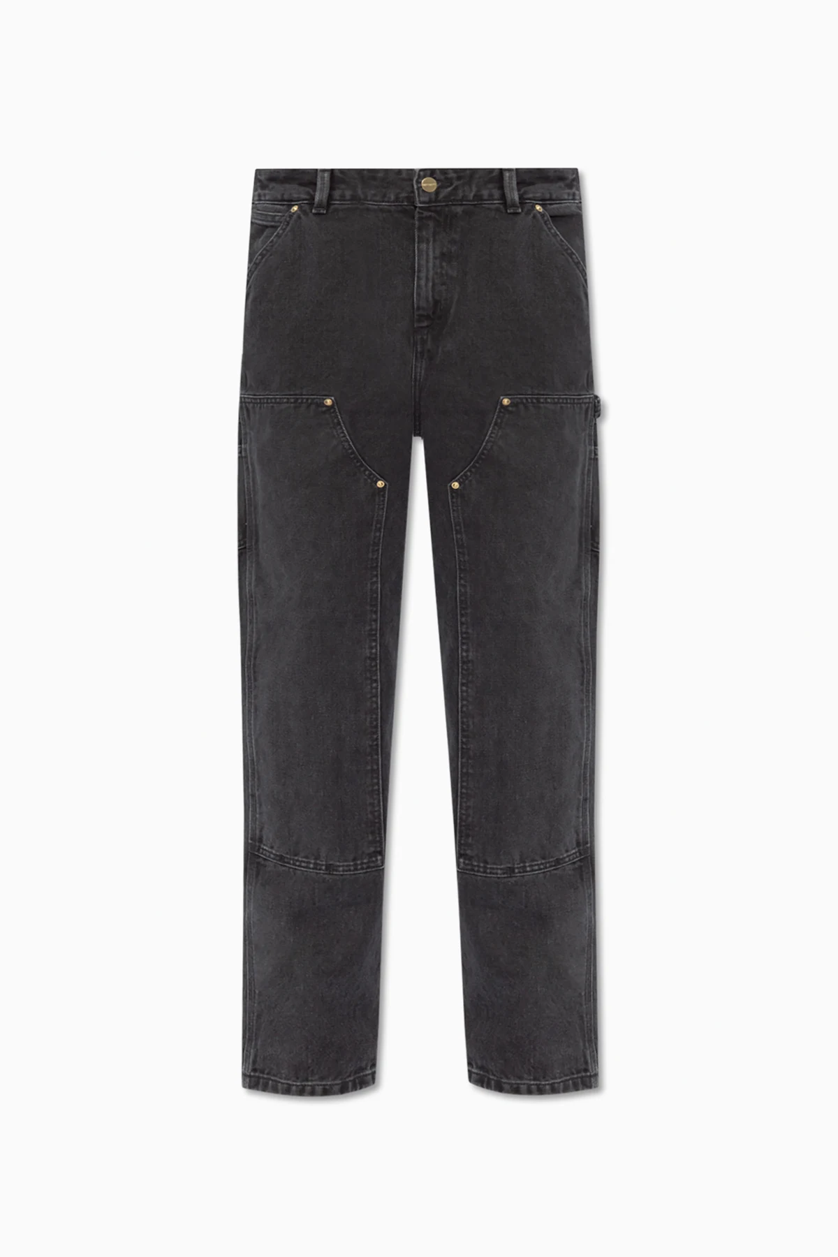 BLACK Straight-leg jeans