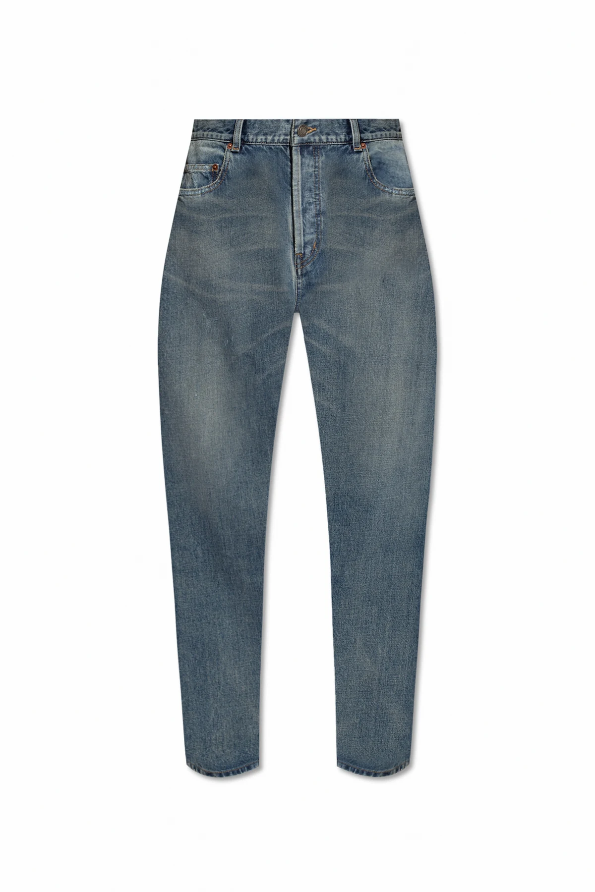 Jeans with slightly tapered legs