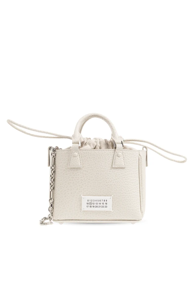 cream ‘5AC’ shopper bag