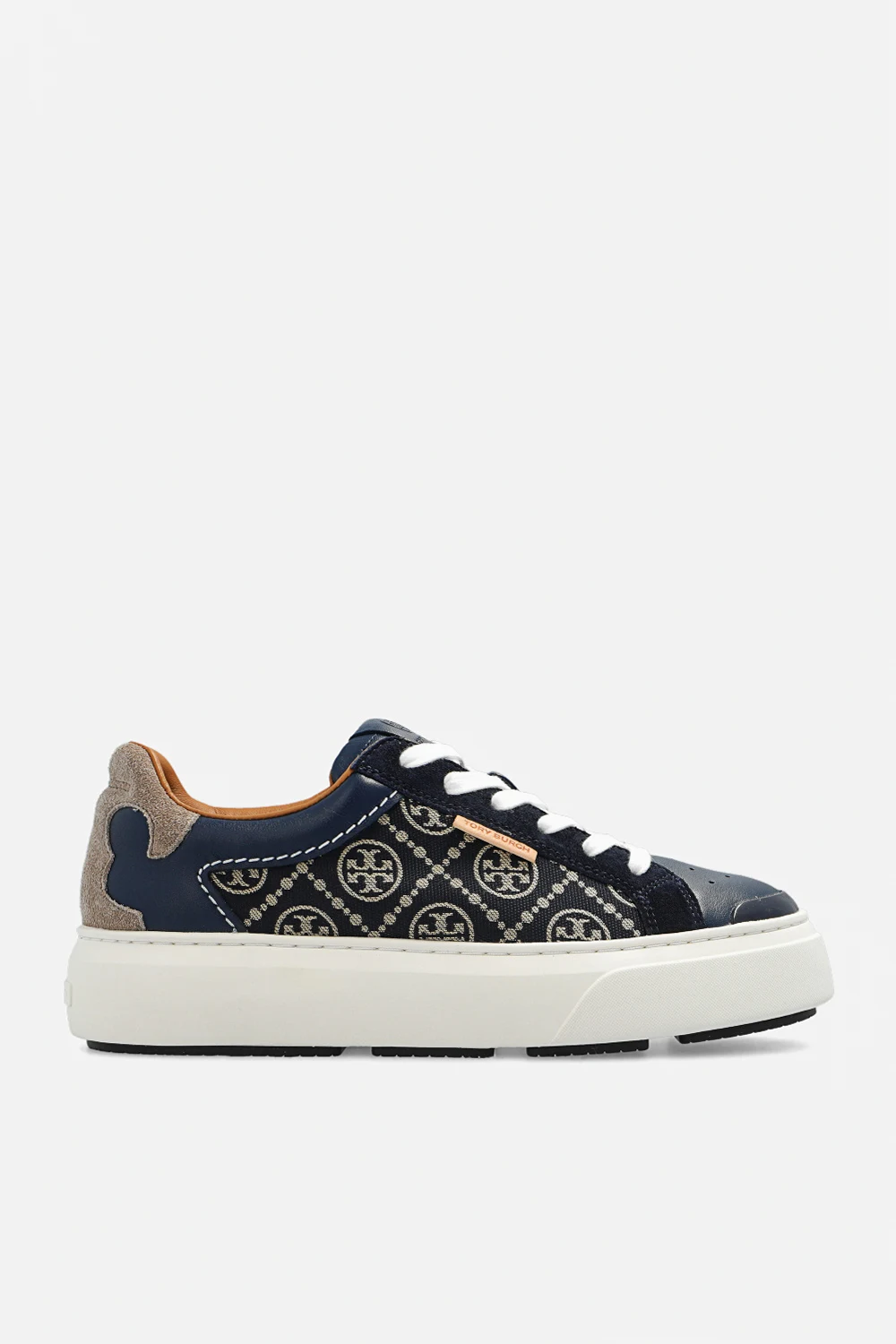 NAVY BLUE Sneakers with monogram
