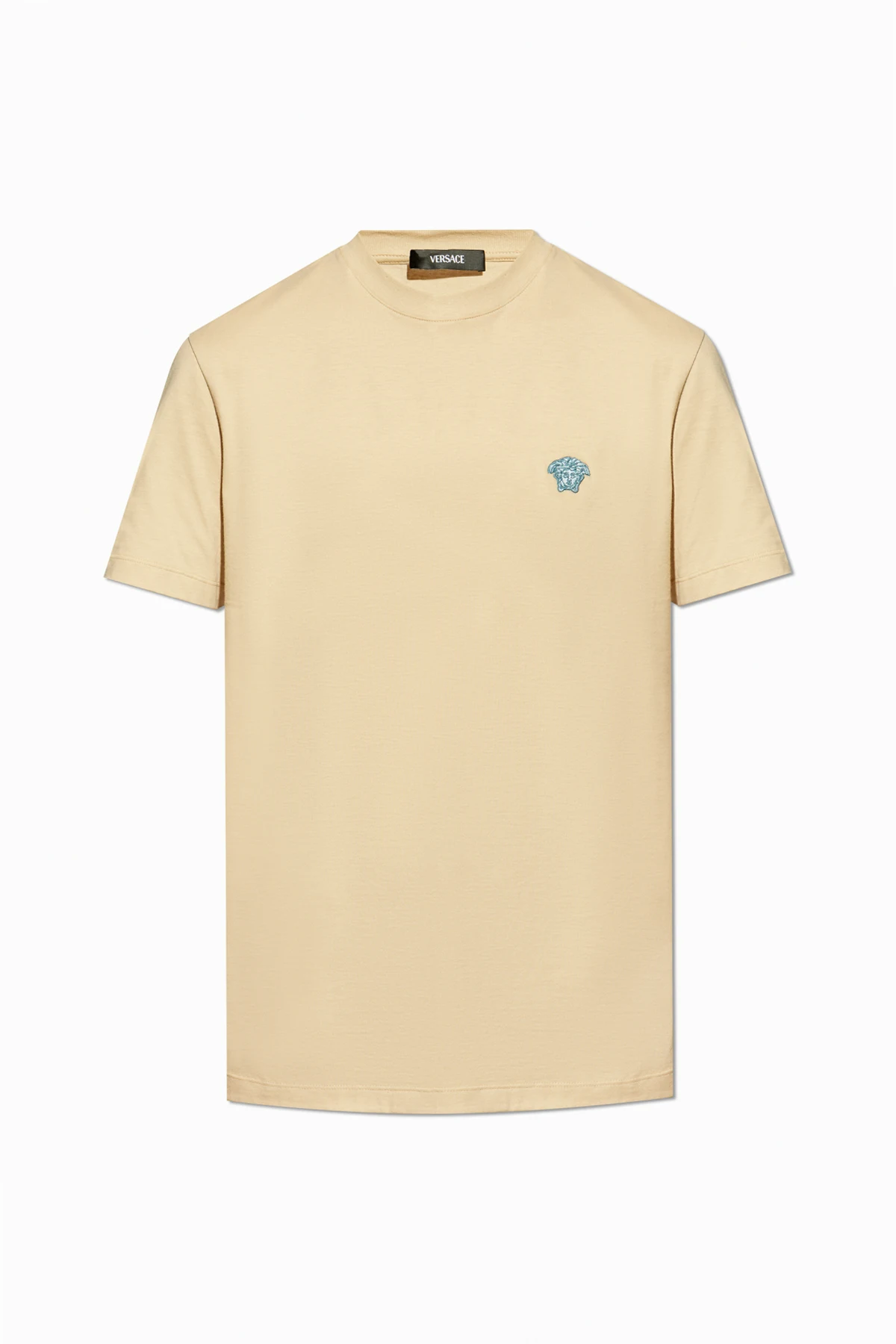 beige T-shirt with logo