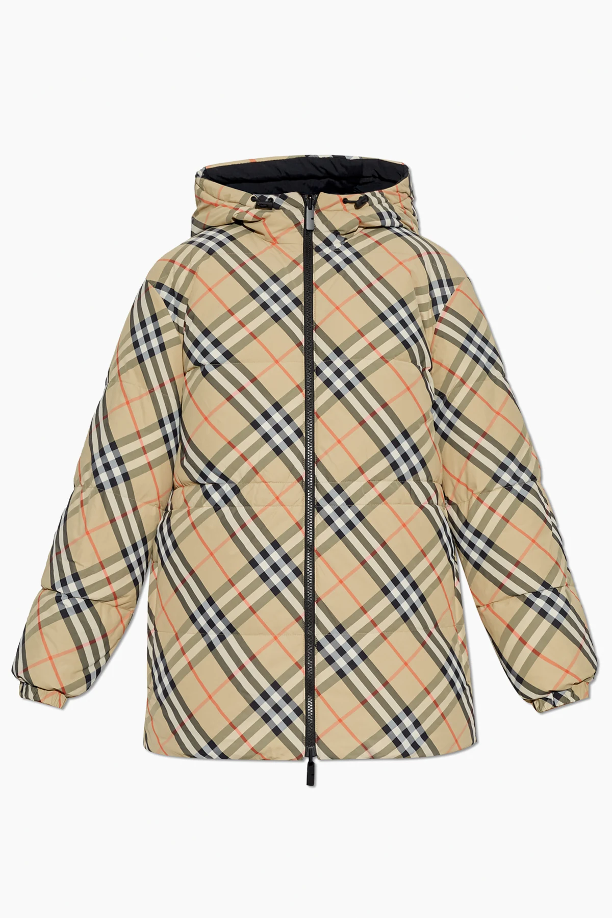 Wendbare Jacke mit Karomuster