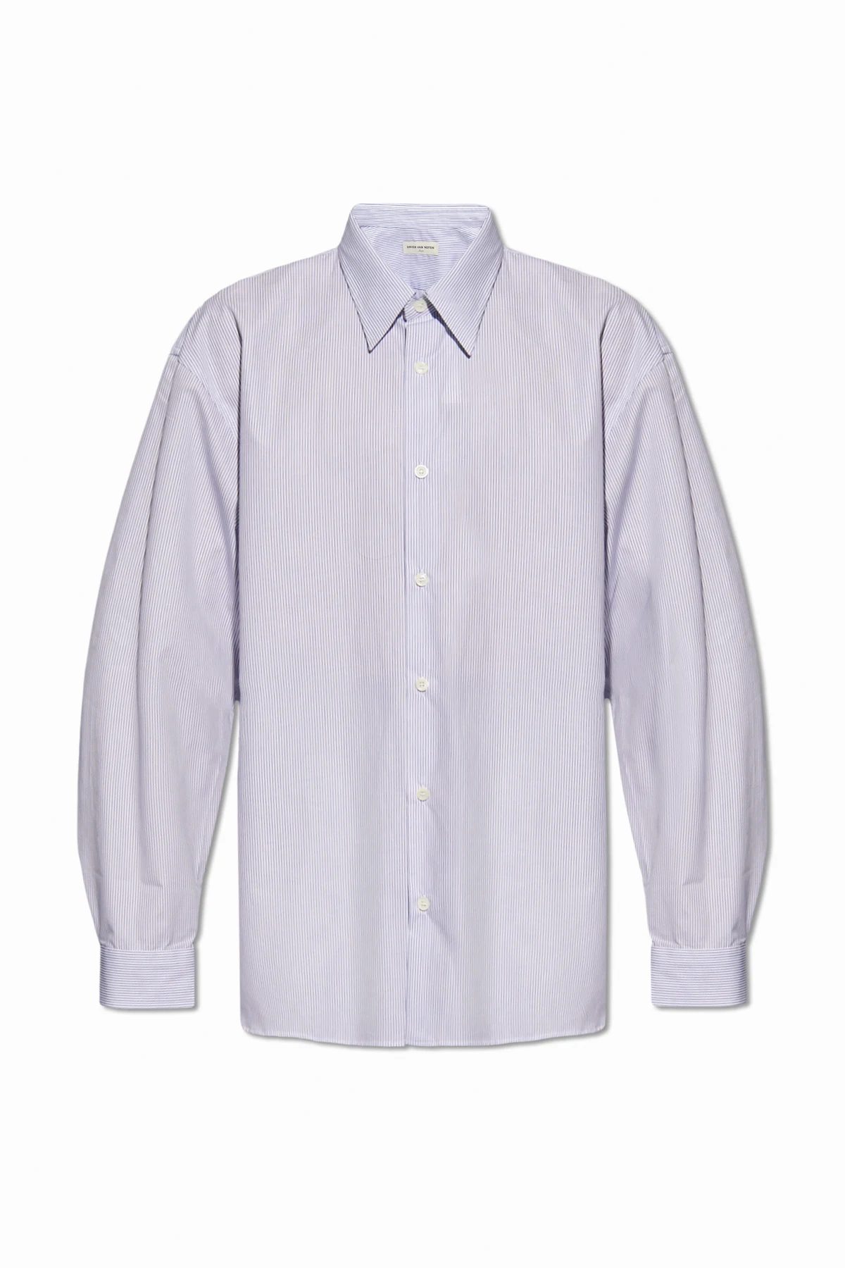 Shirt with pinstripes