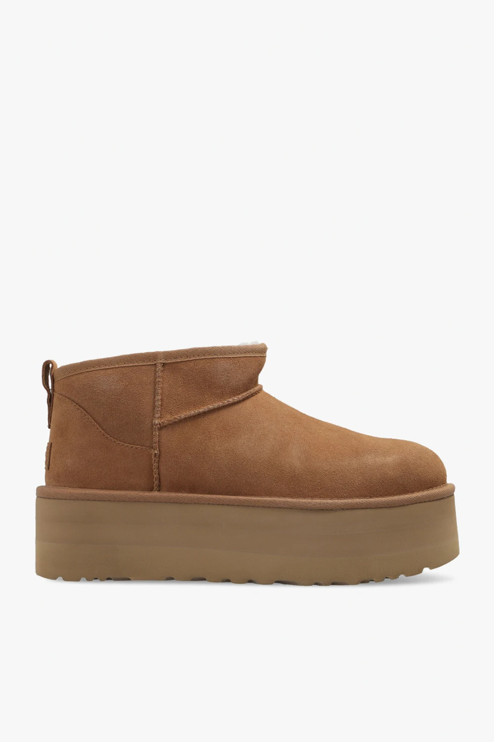 BRĄZOWY Śniegowce ‘Classic Ultra Mini Platform’
