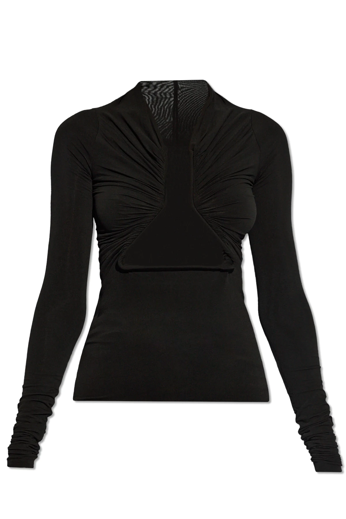 ‘Prong’ draped top