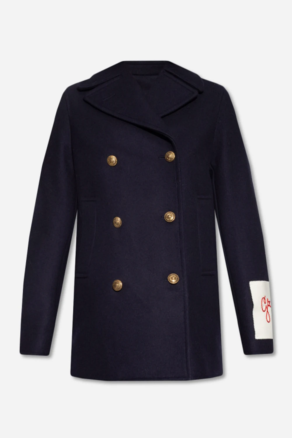 NAVY BLUE Cropped coat