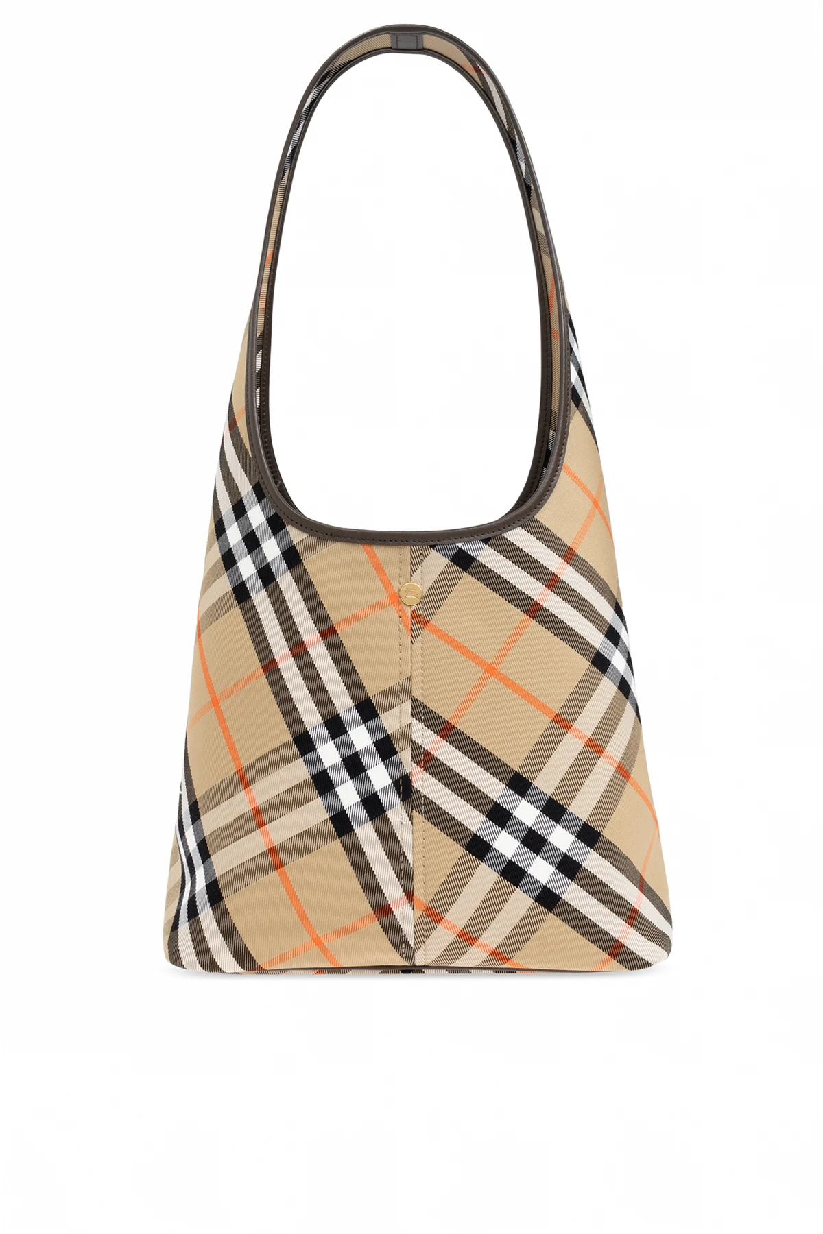 Schultertasche mit Karomuster