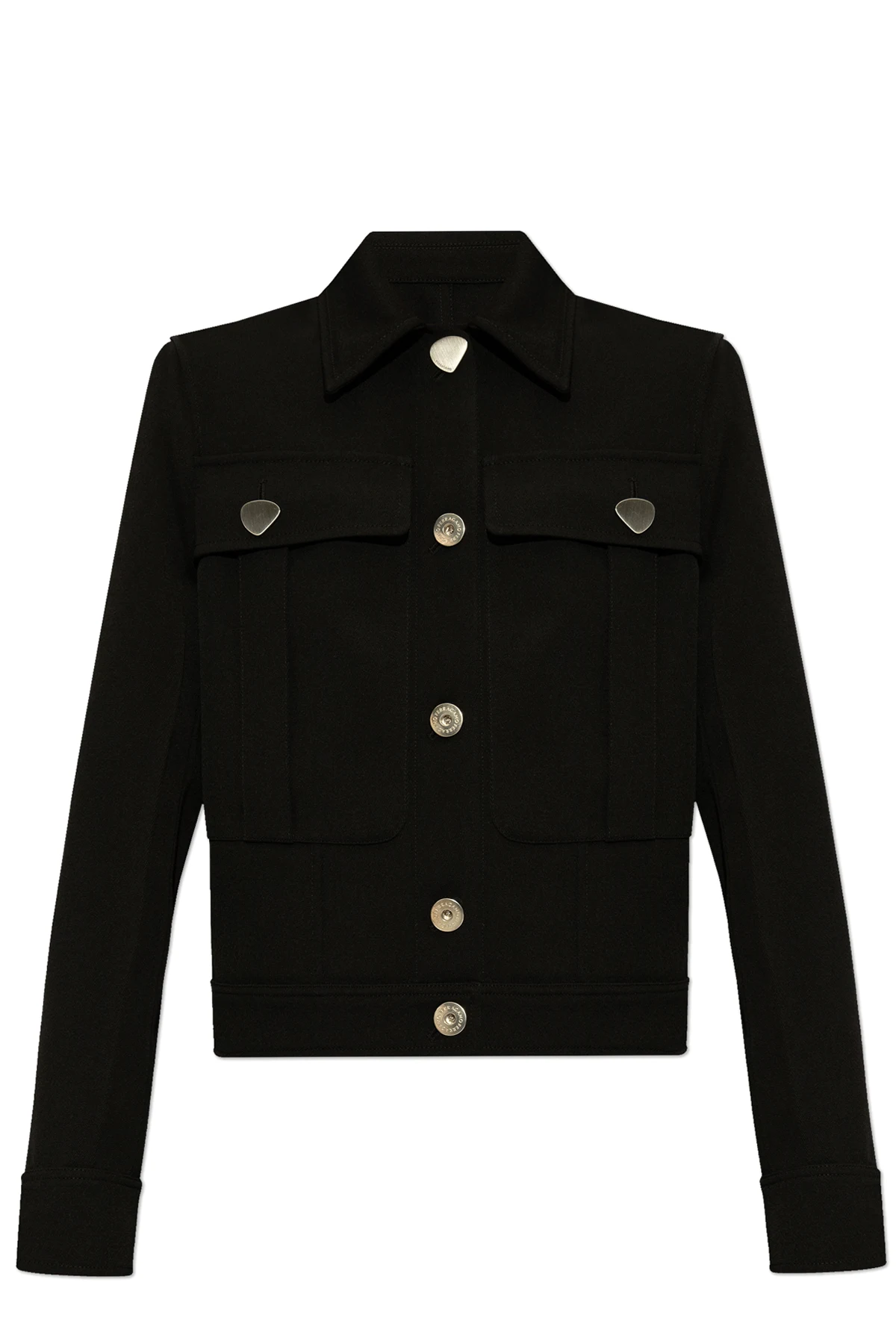 Wolljacke mit Kragen