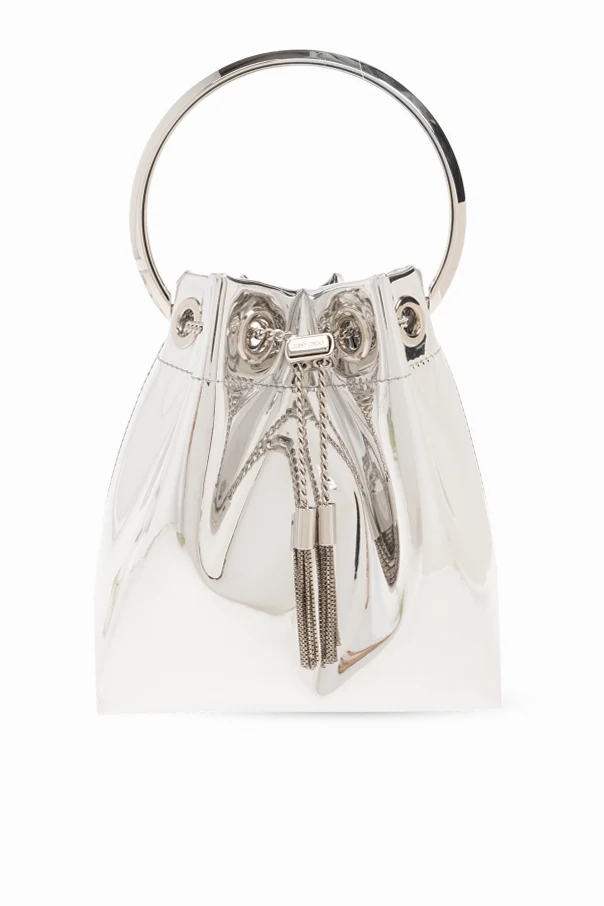 SILVER ‘Bon Bon’ bucket shoulder bag