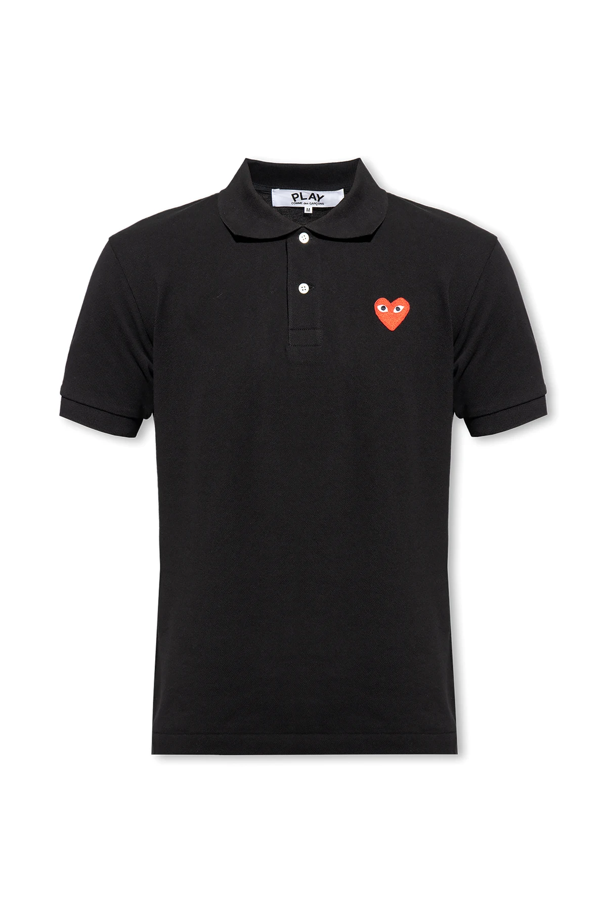 Heart motif polo shirt