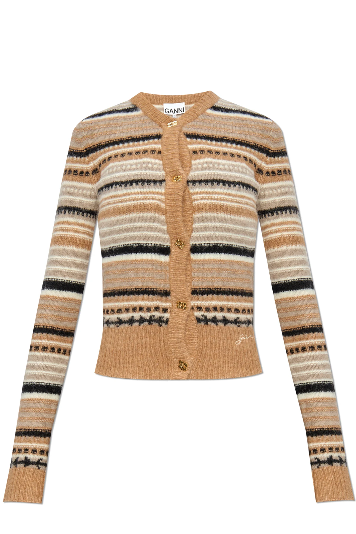 Cardigan mit Streifenmuster