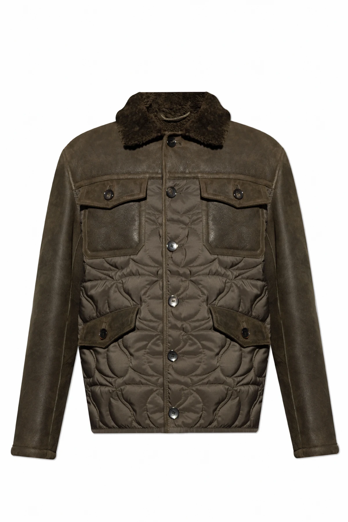 Jacke mit Pelzkragen