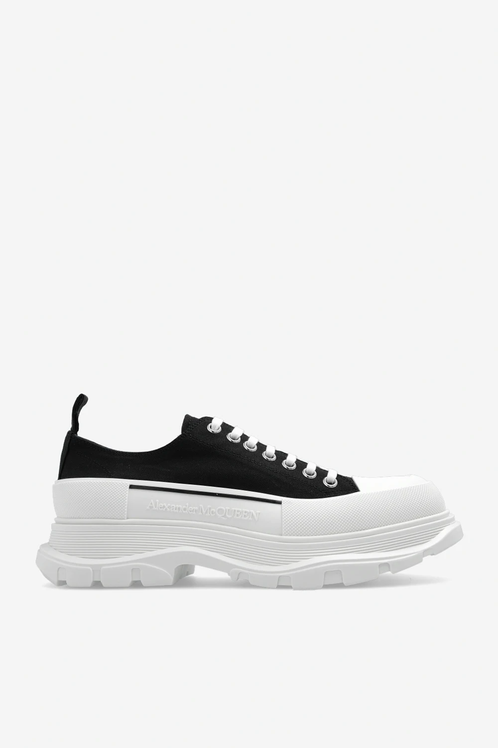 Platform shoes with logo