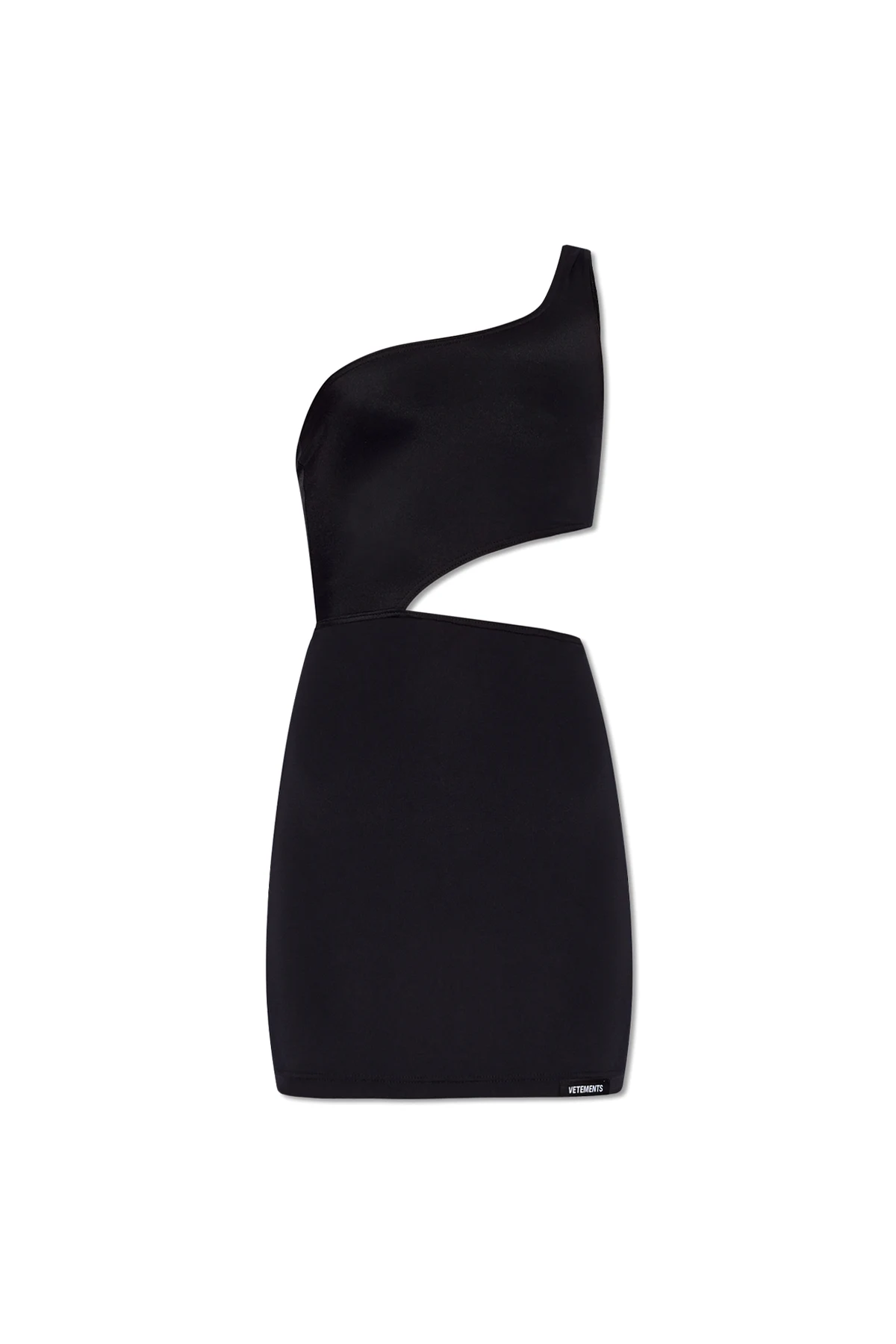 BLACK Asymmetrical dress