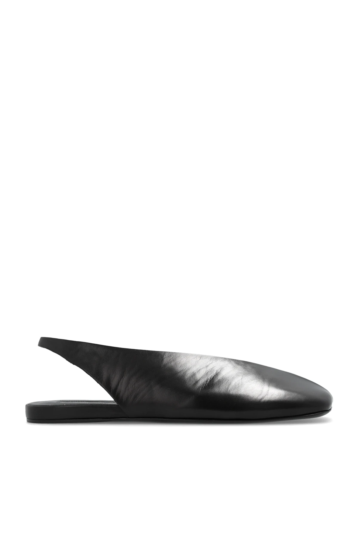 Leather ballet flats