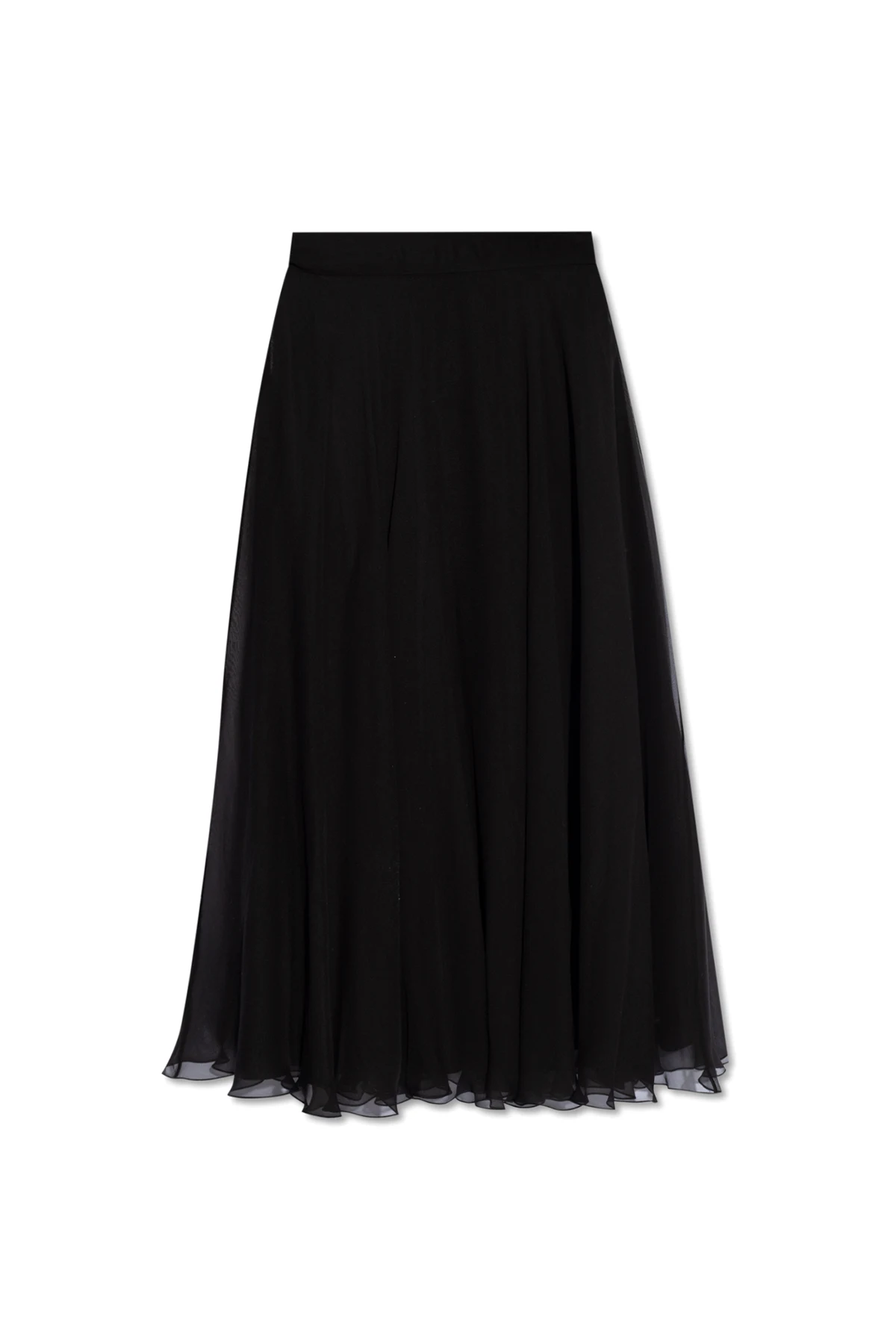 BLACK Silk skirt