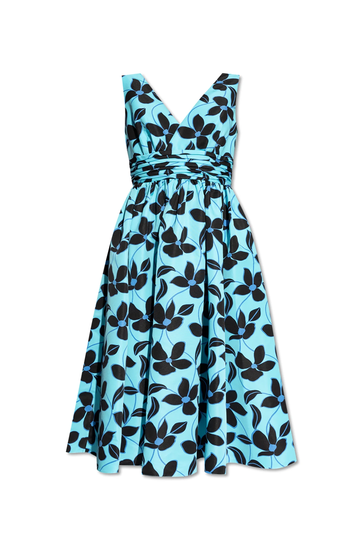 BLUE Floral Pattern Dress