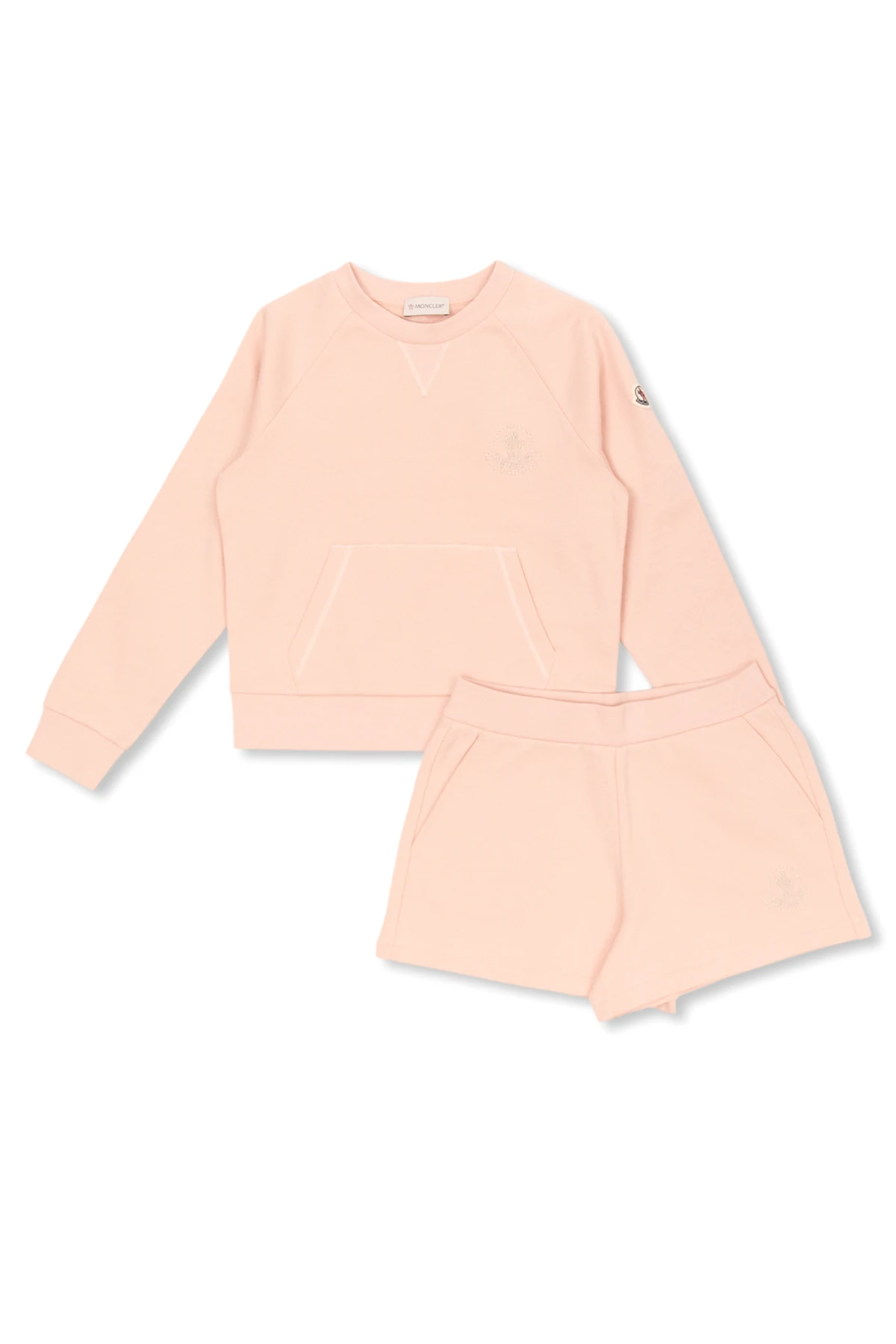 Komplet: bluza i szorty z logo