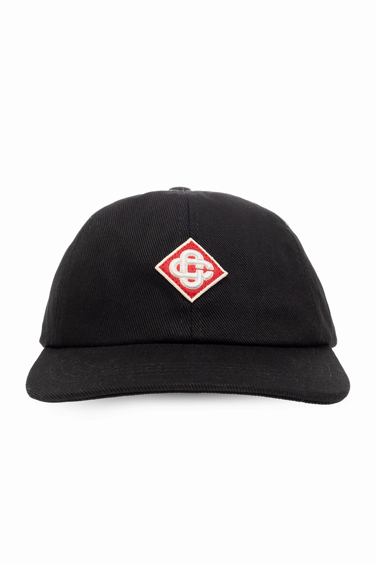 BLACK Baseball cap with logo