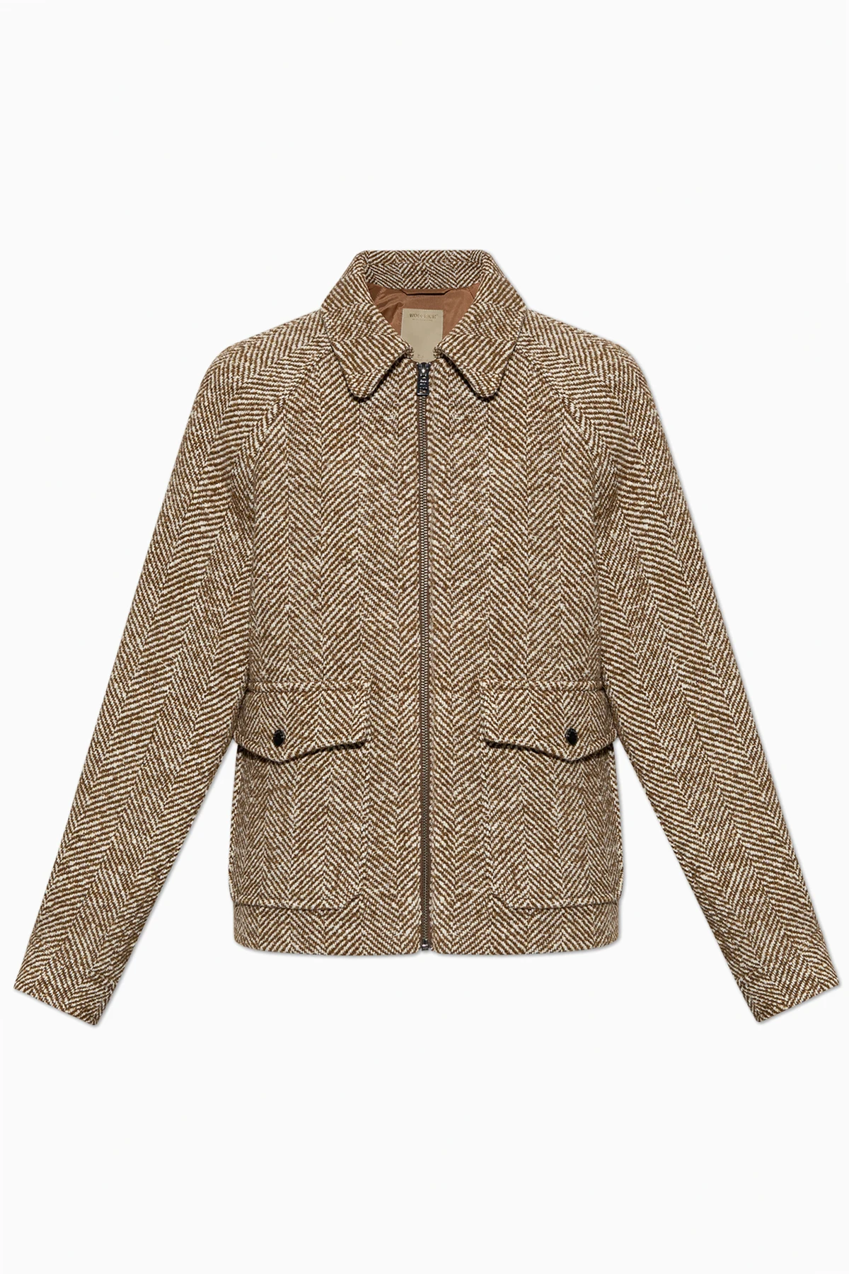 BROWN Patterned jacket