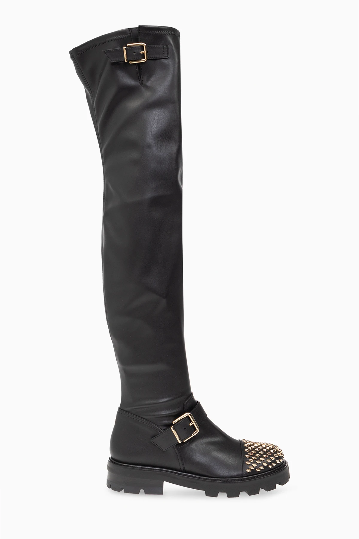 ‘Biker II’ leather boots